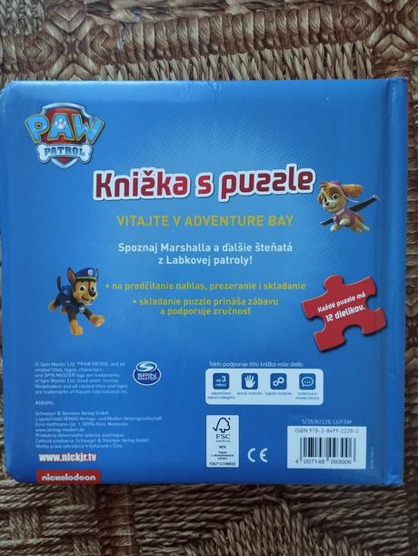 Knižka s puzzle, 