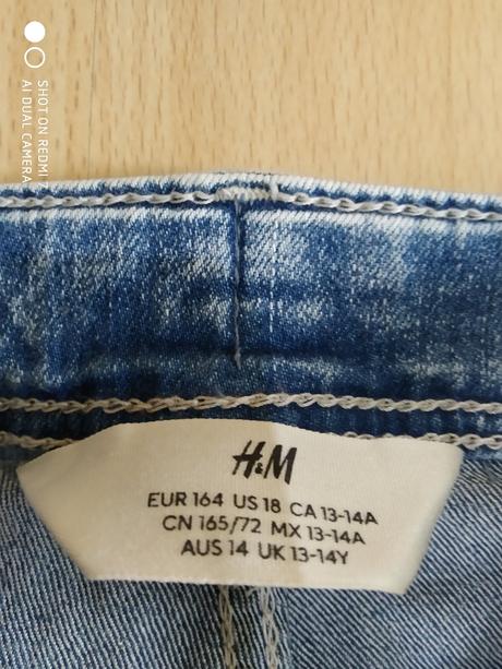 Riflové kraťasy, h&m,158