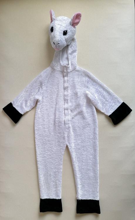 Ovečka karnevalový kostým veľ. 98-110, 