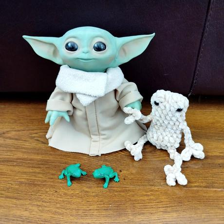 Zvukový baby yoda mandalorian the child,