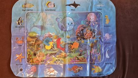 Tummy time baby water mat - plávajúca podložka, 