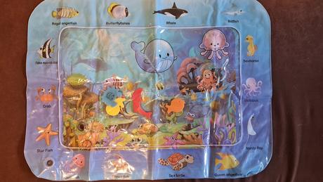 Tummy time baby water mat - plávajúca podložka, 