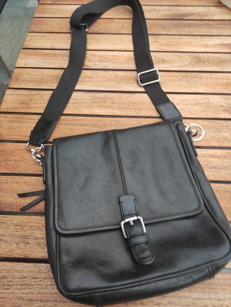 Pánska kožená crossbody the bag (kara),