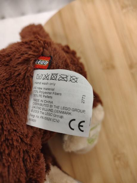 Plyšová opička, lego duplo, 22 cm, 