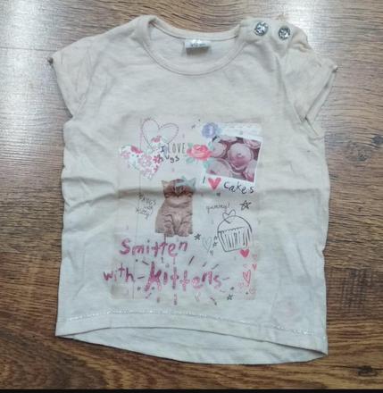 Tričko mačička, f&f,68