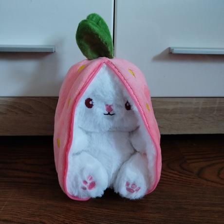 Zajko v jahôdke 18cm - nový,