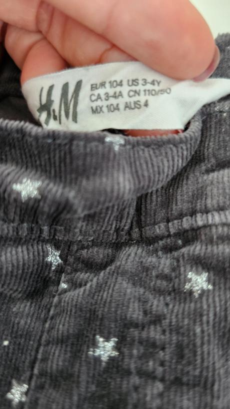 Mencestrove dzeginy, h&m,104