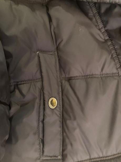 Bunda - vetrovka s kapucňou a kožušinou, 164