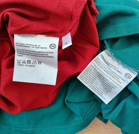 2x bavlnené letné tielko c&a, c&a,l