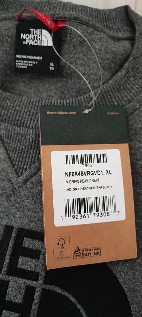 North face mikina, xl