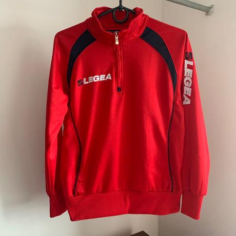 Červená sportovní mikina legea, m