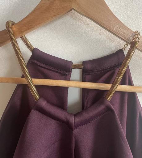 Slivkove midi saty asos, xl
