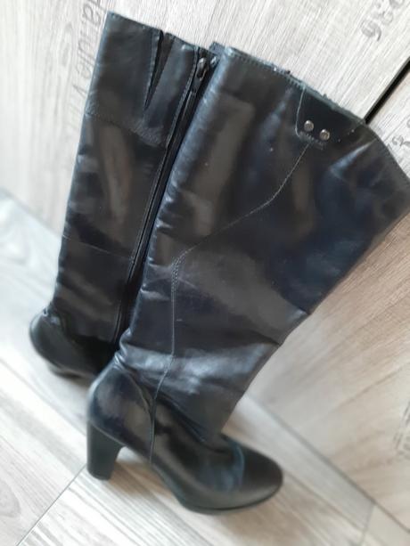 Vysoké kožené čížmy 38, lasocki,38