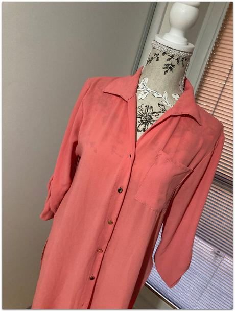 Predĺžená lososová košeľa, 