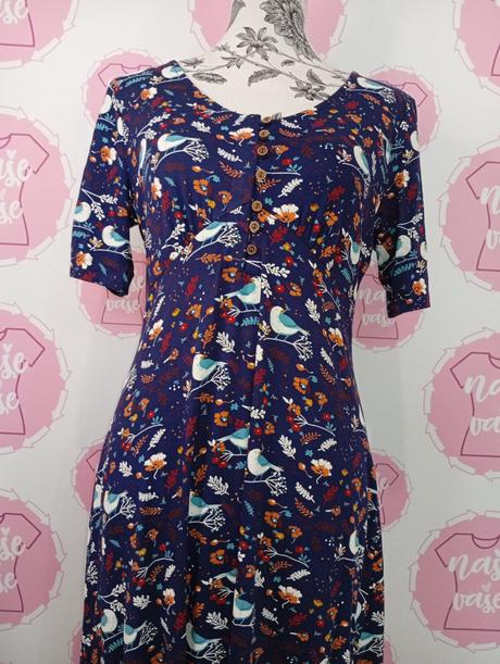 Obrázkové šaty s/m, m