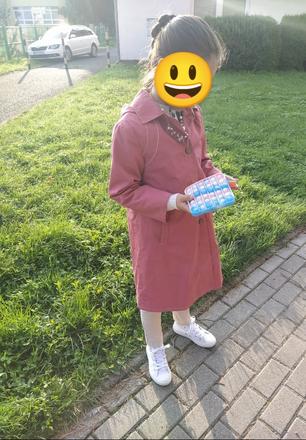 Prechodný plášť bavlnený, 128