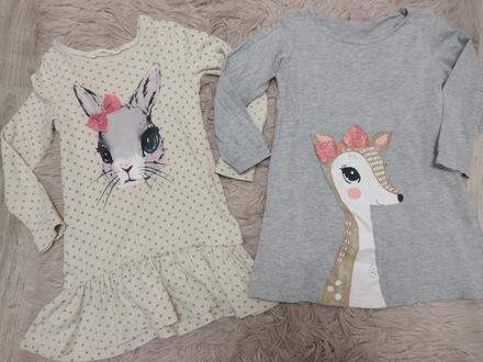 Šaty dlhý rukáv, h&m,110