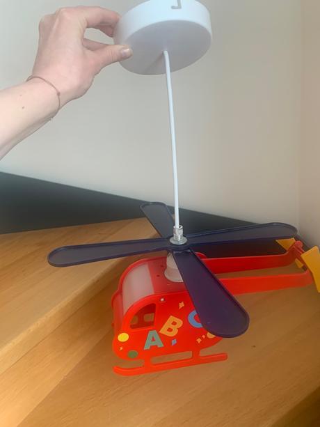 Detsky luster lampa helikoptera, 