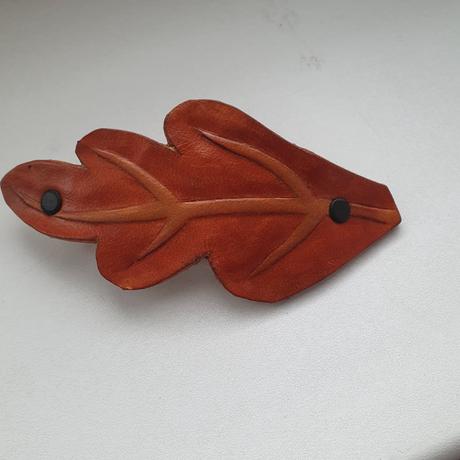 Kožená spona do vlasov, 