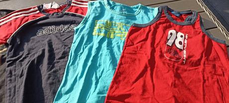 Balík tričiek krátky rukáv vel. 134, 122–134