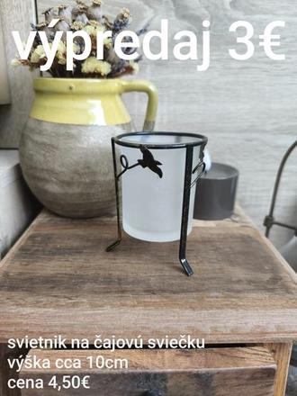 Svietnik na sviečku,