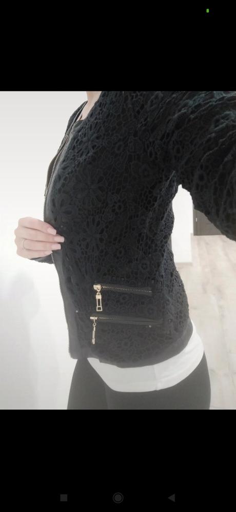 Čipkovaná bunda, xs