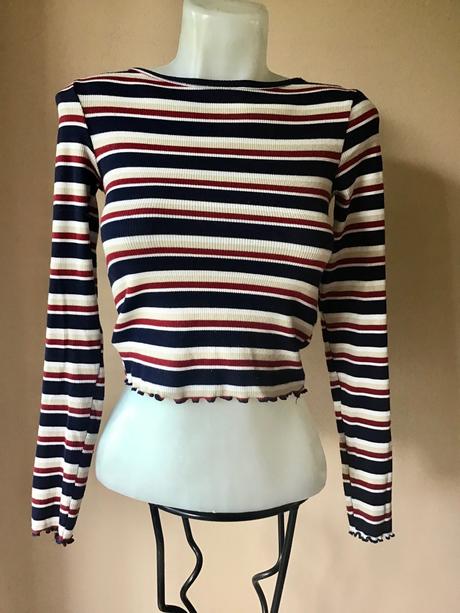 Krátky pulovrik/pul2, h&m,xs