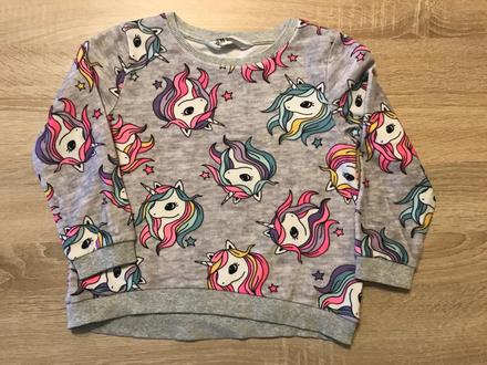 Zamatová mikinka, h&m,104