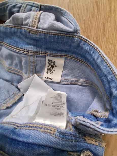 Riflove kraťasy na traky, denim,128