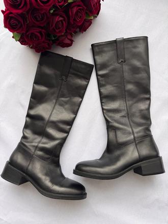 Zara - kožené čižmy, zara,41