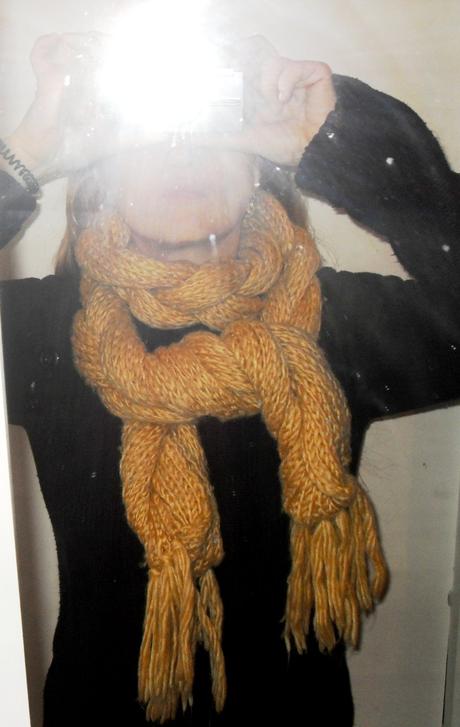 Mäkký a hrubý šáľ-  cca 225cm, 