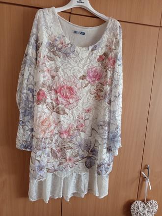 Kvetinove šaty...tunika, 