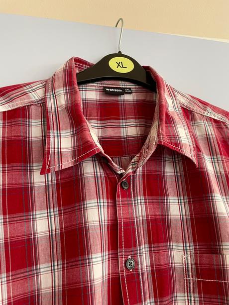 Bavlnená kockovaná košeľa, 4xl