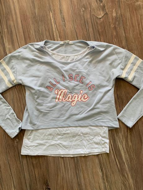 2vrtstvové tričko, h&m,140