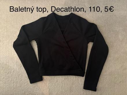 Baletný top, decathlon,116
