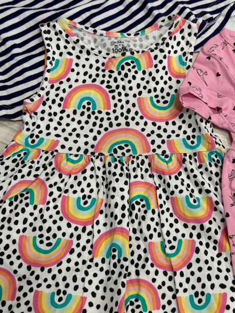 Dievčenské letné šaty 2-3 roky, 98