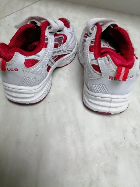 Botasky pre dievčatka bielo červené vel. 26, 26