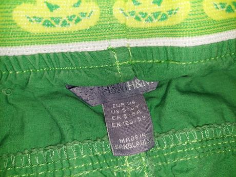 Nohavice na leto, h&m,116