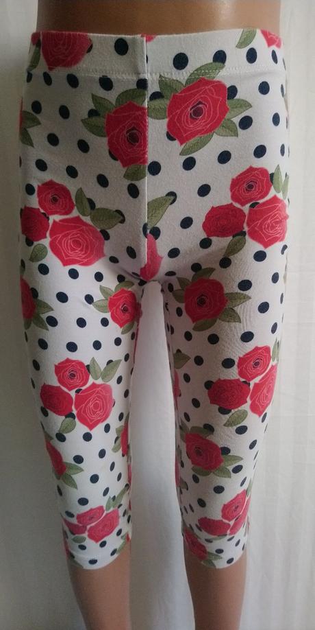 Dievčenské 3/4 legíny so vzorom, jeycat 110-116 cm, 116