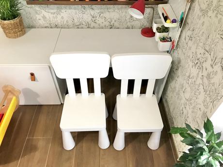 Ikea, mammut stoličky 2x, smastad lavica,