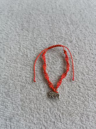 Handmade náramok "slon pre šťastie", 