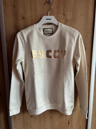 Mikina so zlatými bodkami, s