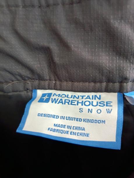 Pánske lyžiarske nohavice, mountain warehouse,xl