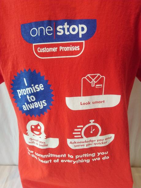 Pánske červené tričko s nápismi, gildan, m