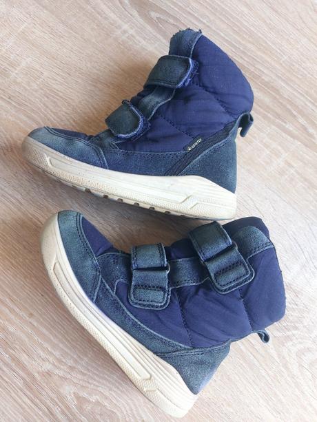 Zimné kožené čižmy ecco urban mini goretex 27, ecco,27
