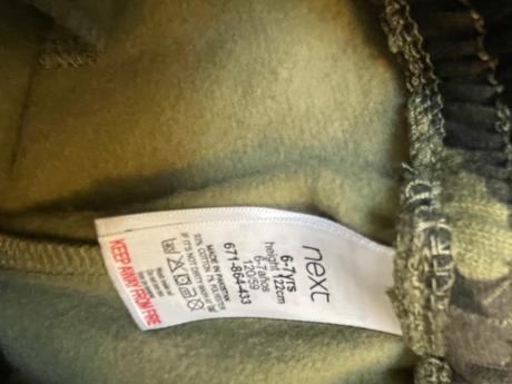 Next maskáčové tepláky, next,122