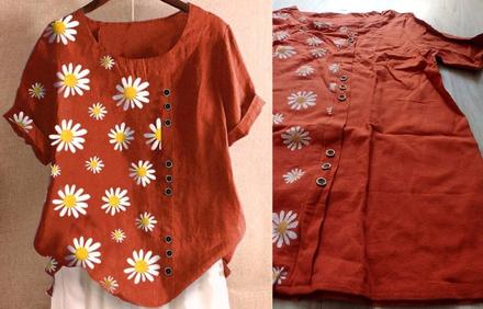 Dámska blúzka/košeľa, oranžová, v. l/xl, 38 - xl
