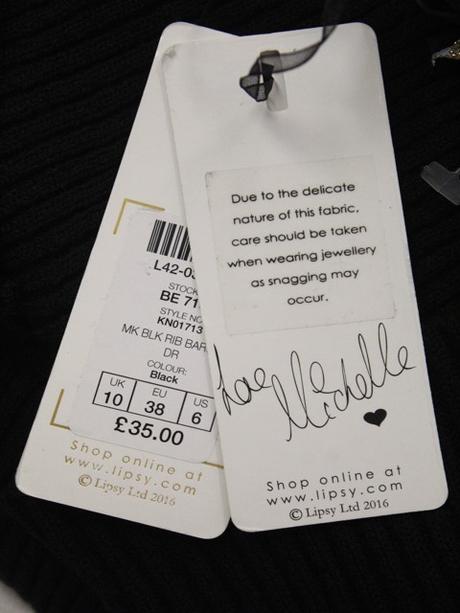 -rebrové pulóvrové šaty lipsy veľ. 38, lipsy london,36