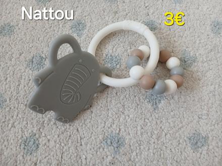 Silikonove hryzadlo nattou,