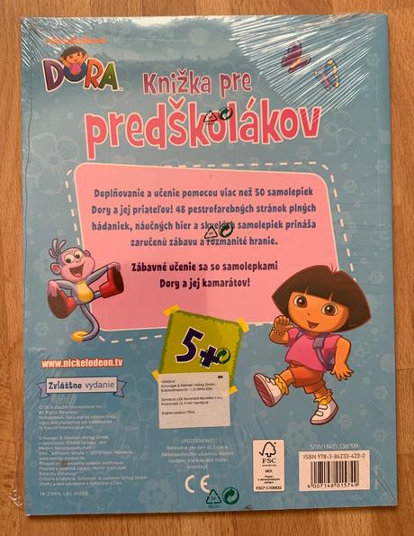 Dora - knižka pre predškolákov (viac než 50 samole,